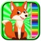 Draw Fox Coloring Page Game Version