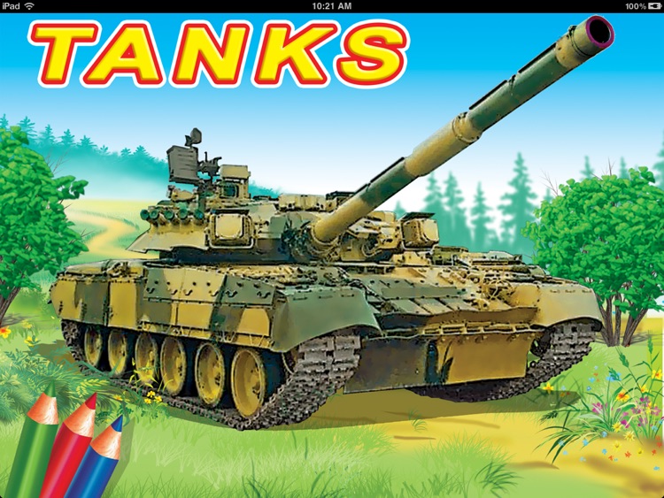 Tanks - coloring book