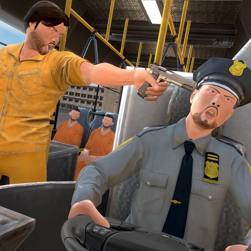 Prison Escape Police Bus Drive icon