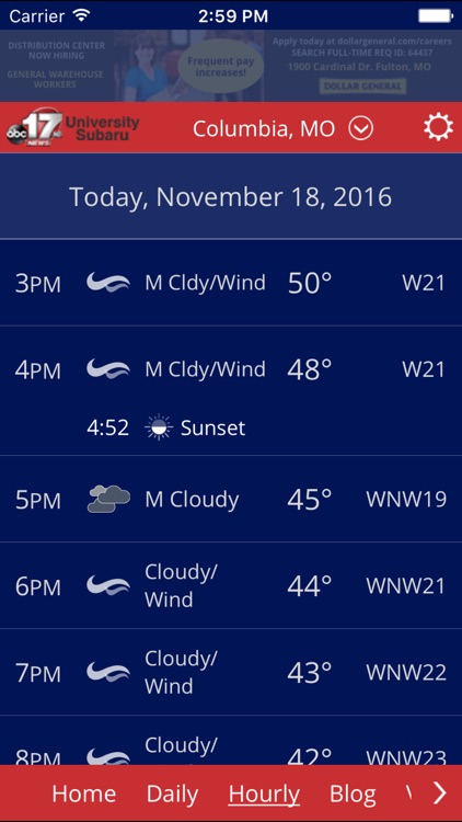 ABC 17 Stormtrack Weather App