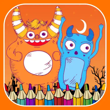 Monster happy halloween free crayon games for kids Читы