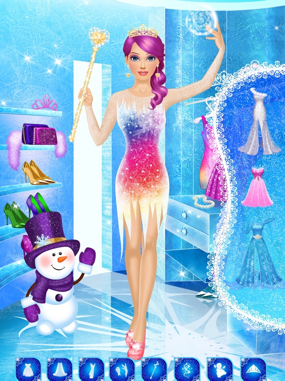 Скачать игру Ice Queen Salon - Girls Makeup and Dressup Game