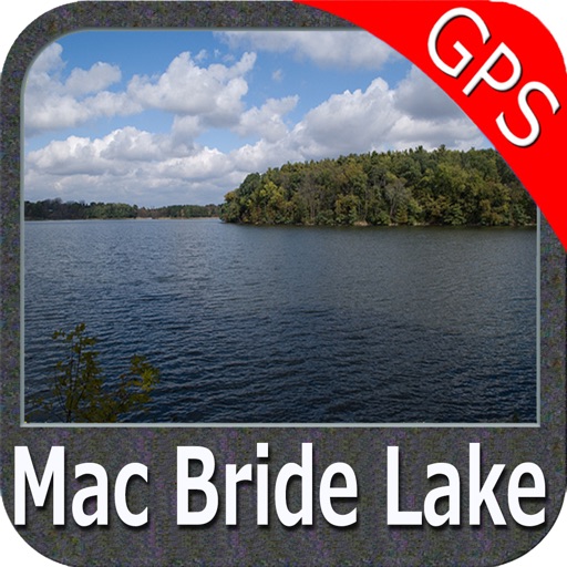 Lake Macbride IOWA GPS fishing chart offline icon