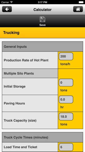 Caterpillar Paving Calculator(圖2)-速報App