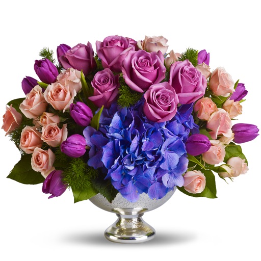 Purple Flowers Bouquets icon