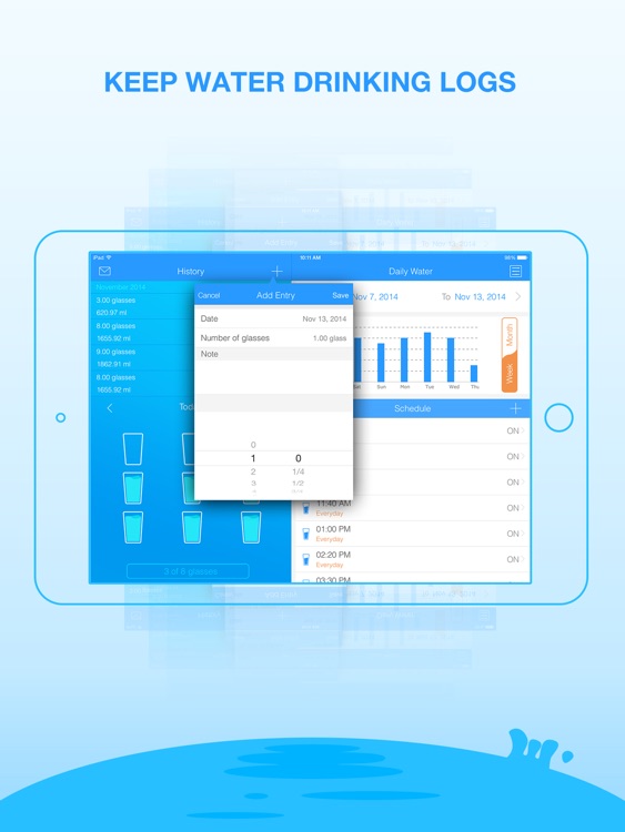 Daily Water for iPad screenshot-3