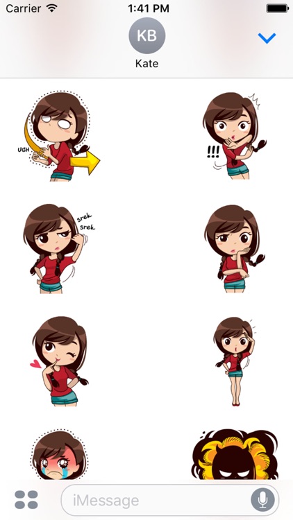 Alice Vol. 2 Stickers for iMessage by AMSTICKERS