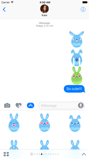 Cute Bunny Egg Sticker Pack(圖3)-速報App