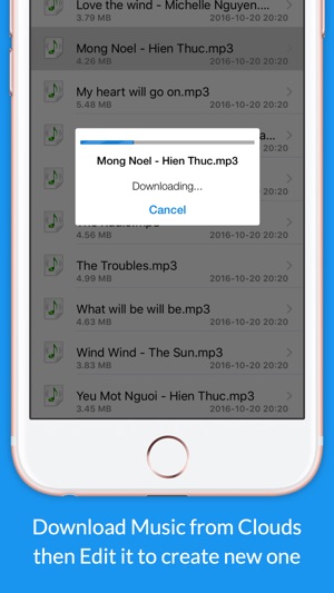 Music Editor Free - Save & Edit MP3 for Clouds(圖1)-速報App