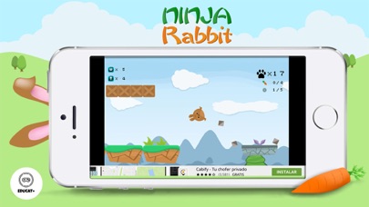 How to cancel & delete Ninja Rabbit - Awesome Skill Game from iphone & ipad 4