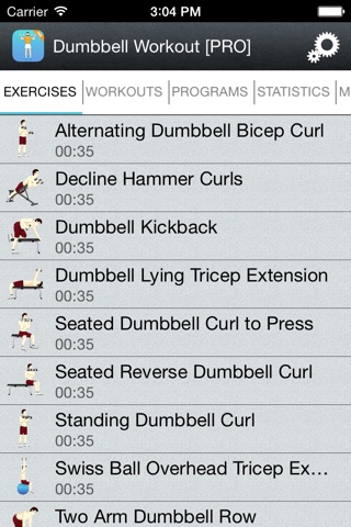 Dumbbell Workout Routine Lite screenshot 2