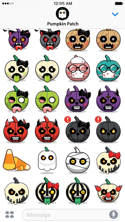 Pumpkin Patch Stickers - Halloween Emoji Meme