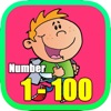 Icon Number And Counting From 1 To 100 For Preschoolers