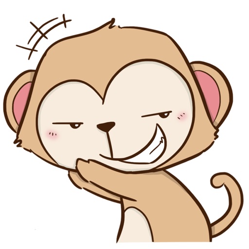 Cheaky Monkey Sticker icon