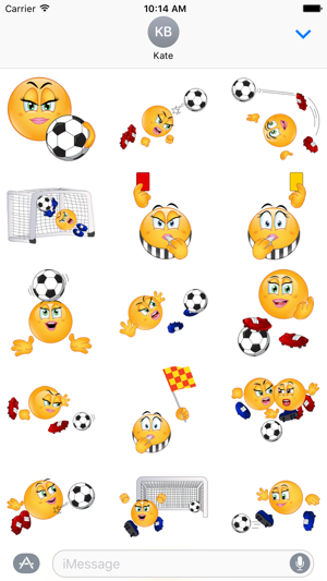 Futbol Emoji Stickers For Her(圖2)-速報App