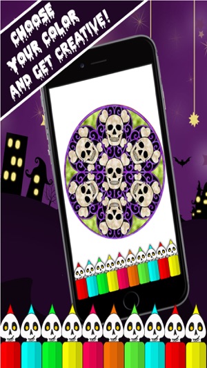 Halloween Mandala Coloring Book(圖1)-速報App