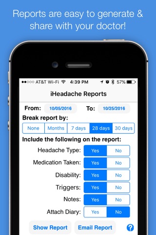 iHeadache - Headache & Migraine Diary screenshot 4