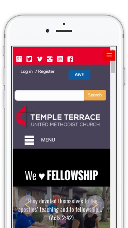 Temple Terrace United Methodist Church App