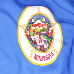 Minnesota Flag Stickers