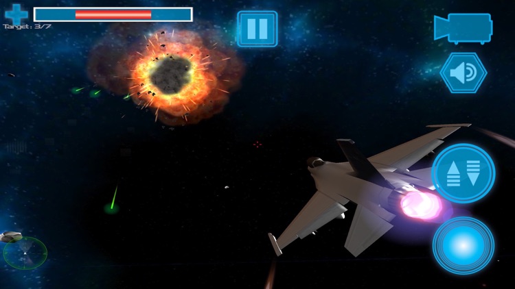 Jet Fighter Strike in 3D Space Warfare game screenshot-4