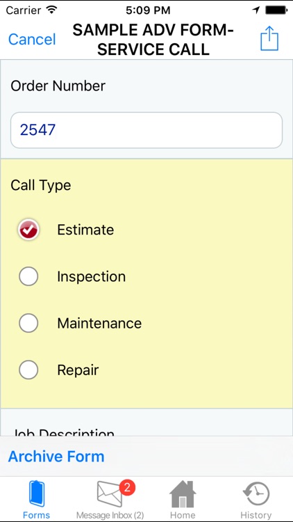 Advanced Wireless Forms