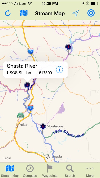 Stream Map USA - West Coast