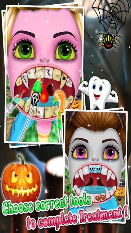 Halloween Dentist Kids Game - Halloween Mania