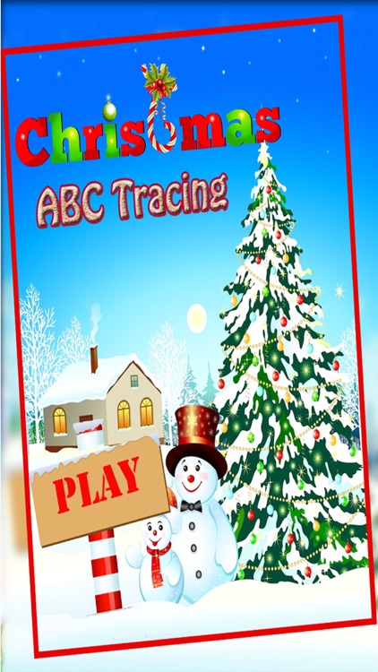 Christmas ABC Tracing Letters - Learning game