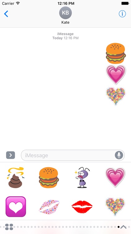 Emojis Stickers Pack For iMessage