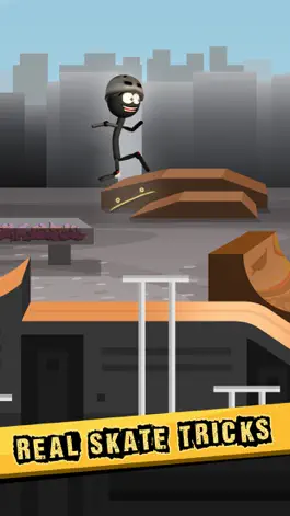 Game screenshot Stickman Big Air Skateboarding apk