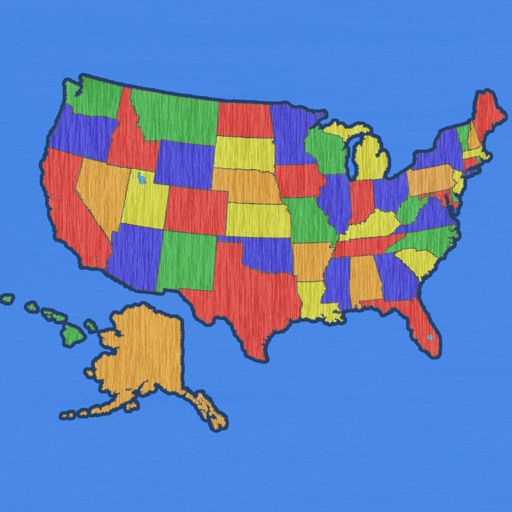 United States Map Puzzle iOS App