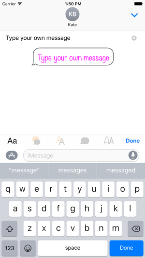 Message Maker - Custom Text Stickers(圖4)-速報App