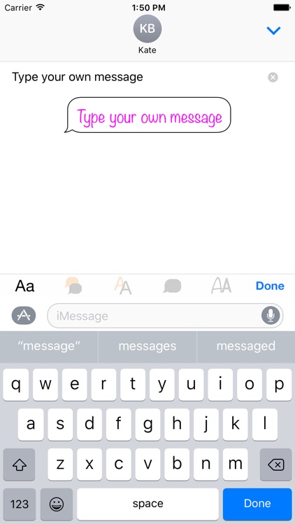 Message Maker - Custom Text Stickers screenshot-3