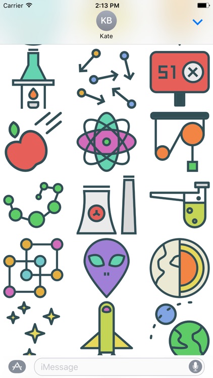 Science Stickers and Emoji - Best SciFi Images screenshot-2