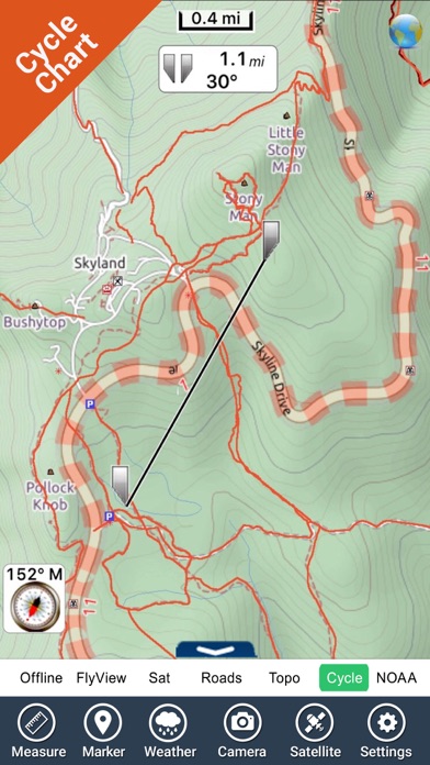 Shenandoah National Park - GPS Map Navigator screenshot 3