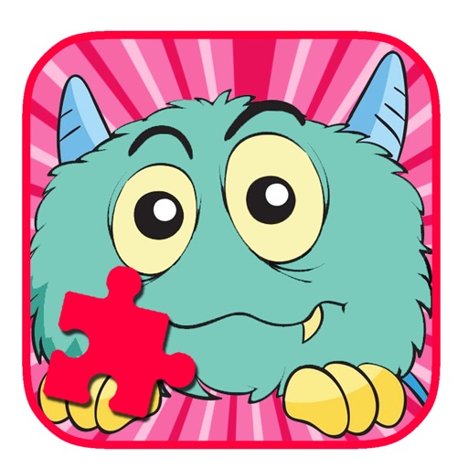 Kids Angry Monster Jigsaw Puzzle Game Edition iOS App