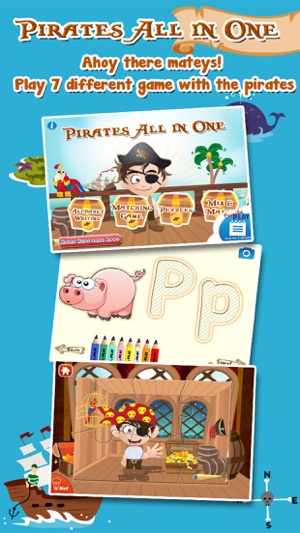 Pirates Adventure All in 1 Kids Games