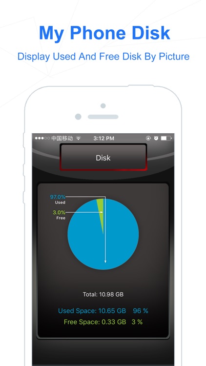 PhoneSmart- manager Ur Disk,Memory,Wifi testing