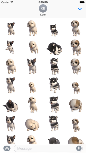 Puppy Love - Animated Stickers(圖2)-速報App