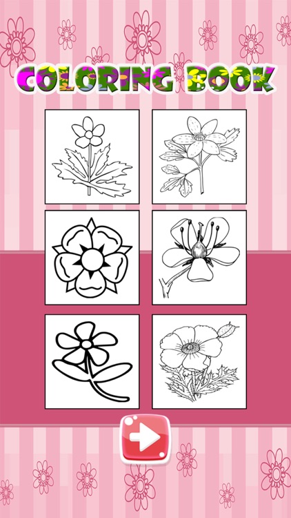 Flower Coloring Books For Kids