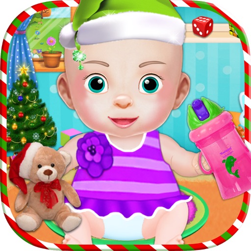 Christmas Newborn Baby - Baby Daycare Games Icon