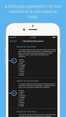 Game screenshot Resistor Color Coder apk