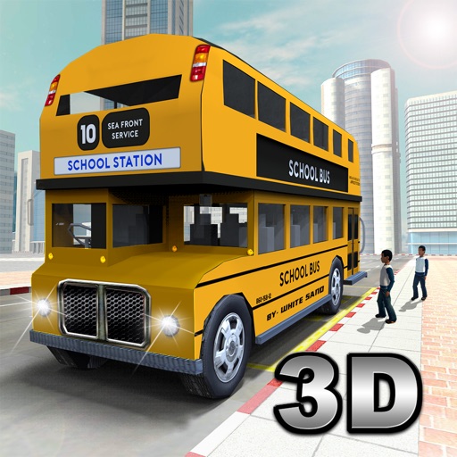 High School Bus Driving Simulator – 3D Pick & Drop iOS App