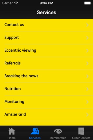 Macular Society screenshot 2