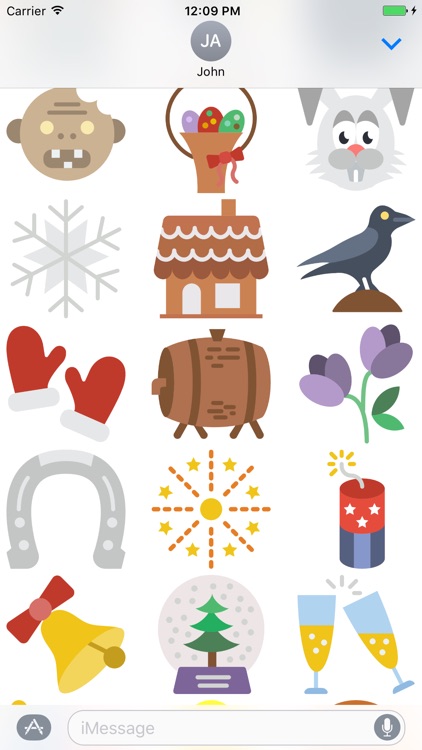 Holidays - Stickers and Emojis for iMessage screenshot-4