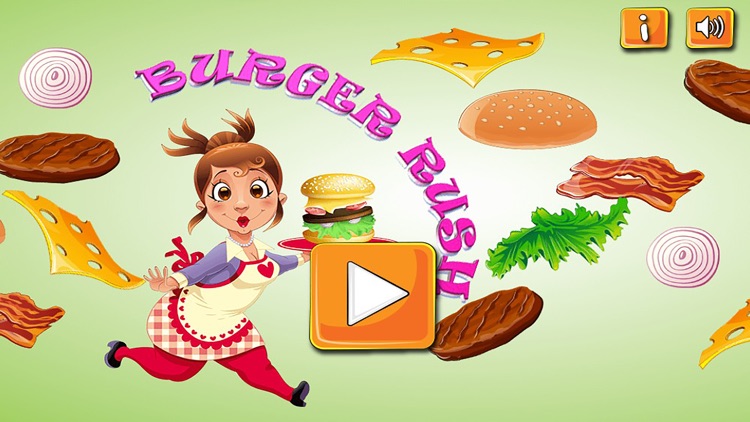 Burger Rush cooking Dash - Burger shop food games!