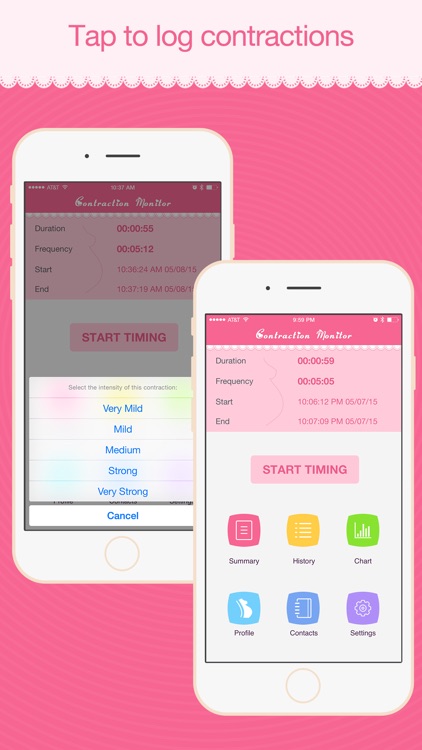 Contraction Monitor - Contractions Counter & Timer