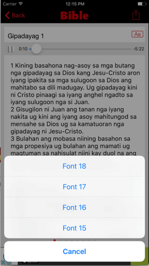 Ang Bag-ong Maayong Balita Biblia (Audio)(圖2)-速報App