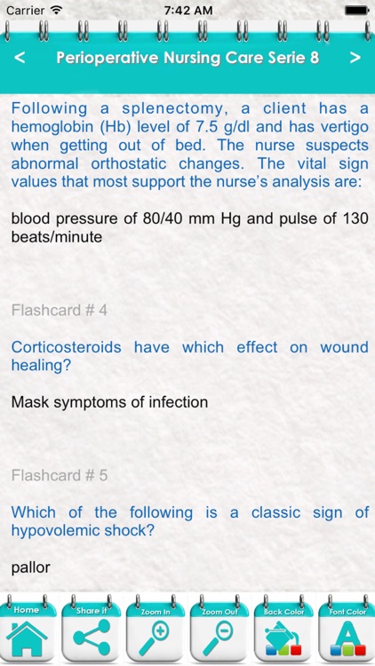 Perioperative Nursing Care 6700 Flashcards & Quiz screenshot-4