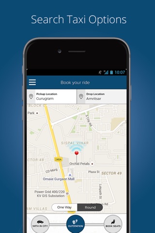 MyTaxiIndia - Intercity cab booking screenshot 2